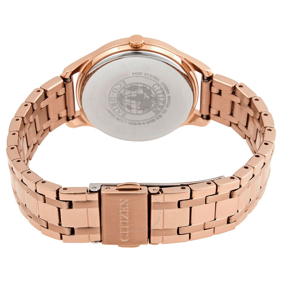 Citizen Eco-Drive Pink Dial Ladies Watch EM0503-75X - Dawson Watches #3