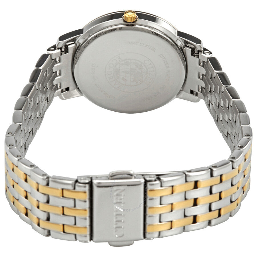 Citizen Eco-Drive Crystal White Dial Two-tone Ladies Watch EX1484-81A - Dawson Watches #3