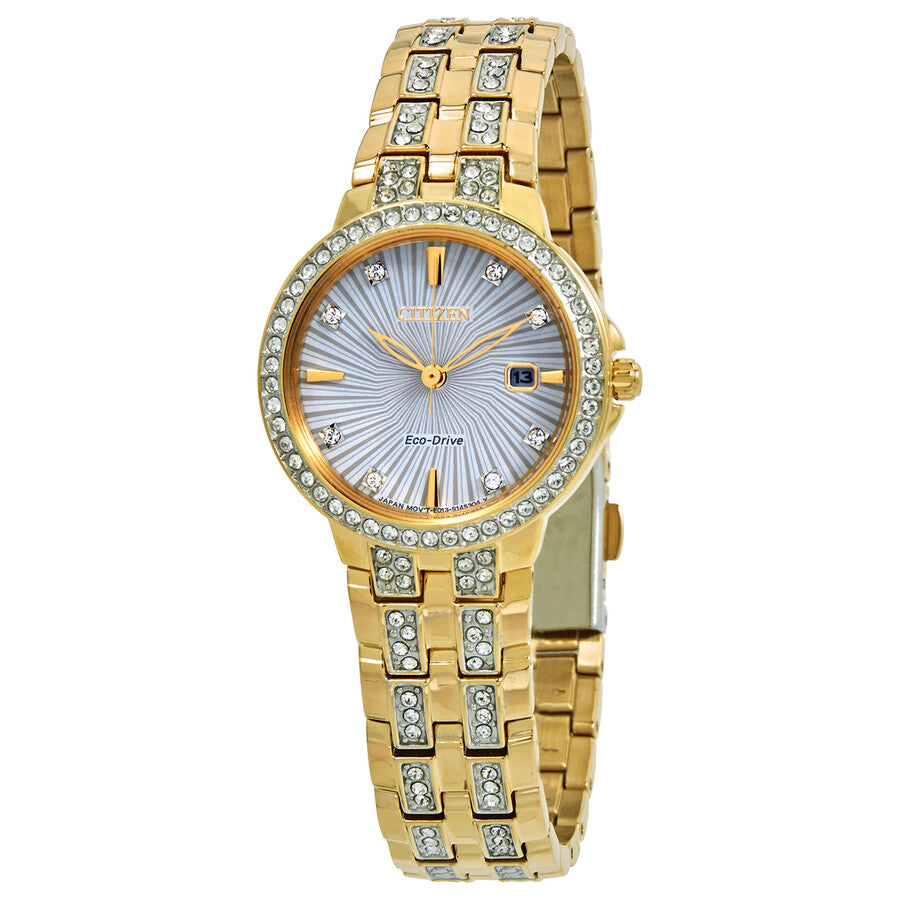 Citizen Eco-Drive Crystals Ladies Watch EW2342-52B - Dawson Watches