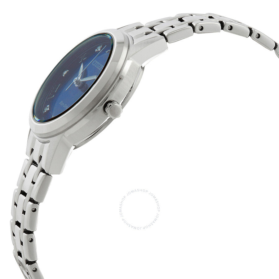 Citizen Eco-Drive Diamond Blue Dial Ladies Watch FE1240-81L - Dawson Watches #2