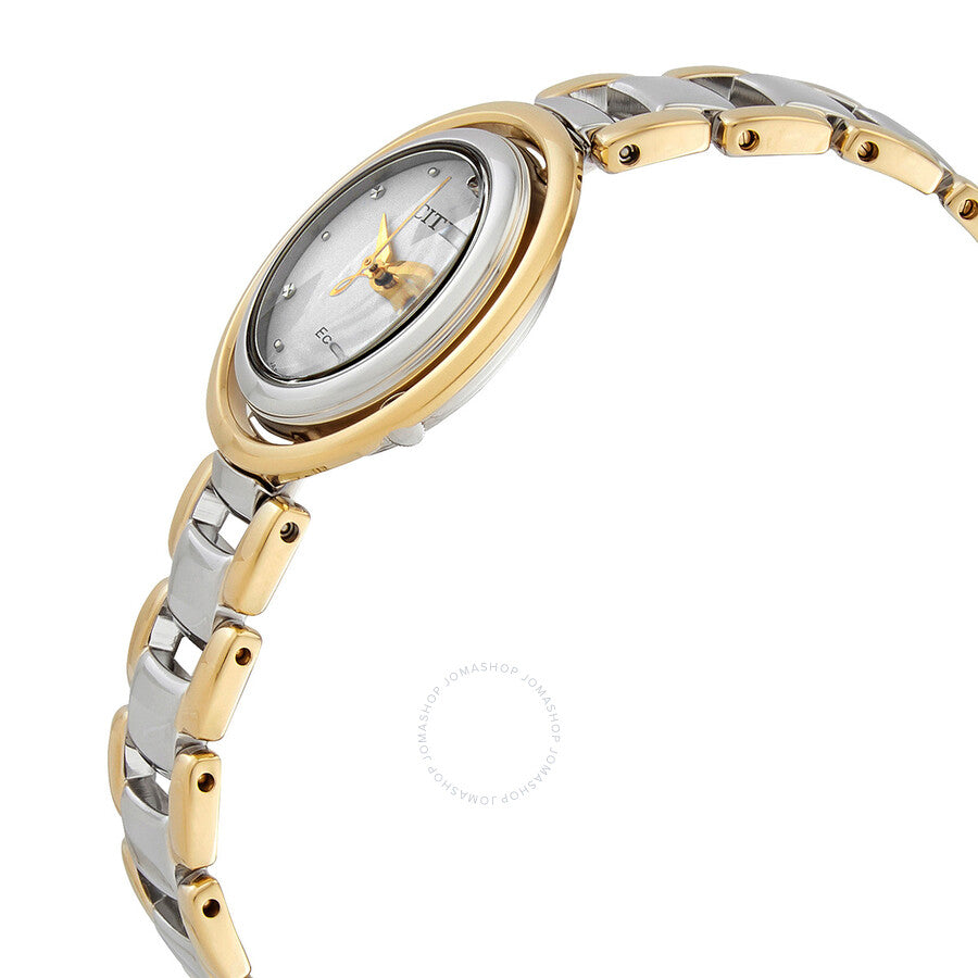 Citizen Eco-Drive Diamond White Dial Ladies Watch EM0664-84A - Dawson Watches #2