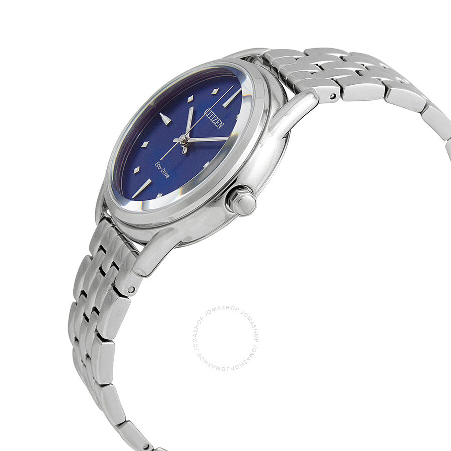Citizen Eco-Drive Dress Classics Blue Dial Ladies Watch FE7090-55L - Dawson Watches #2