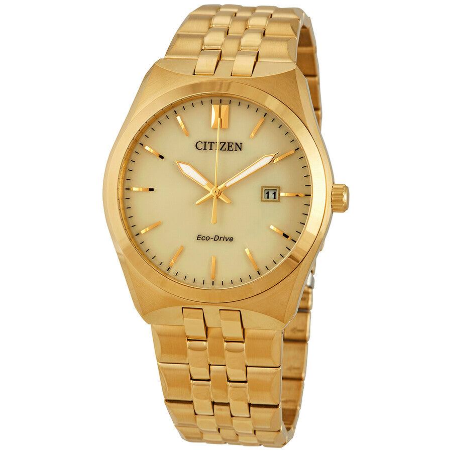 Citizen Eco-Drive Gold Dial Men's Watch BM7332-61P - Dawson Watches