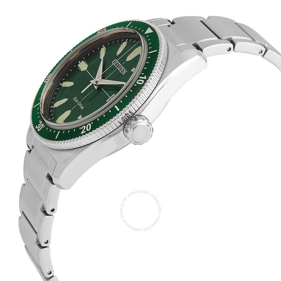 Citizen Eco-Drive Green Dial Men's Watch AW1598-70X - Dawson Watches #2