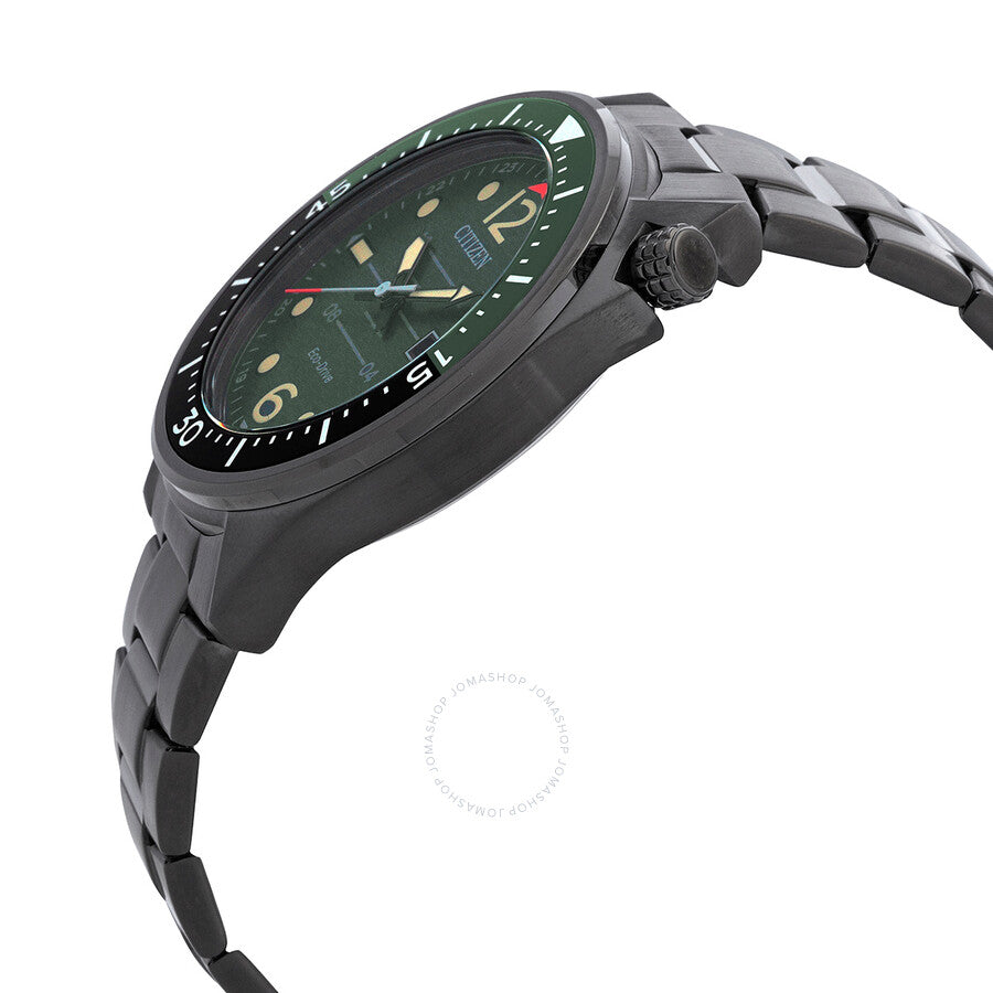 Citizen Eco-Drive Green Dial Men's Watch AW1717-81X - Dawson Watches #2