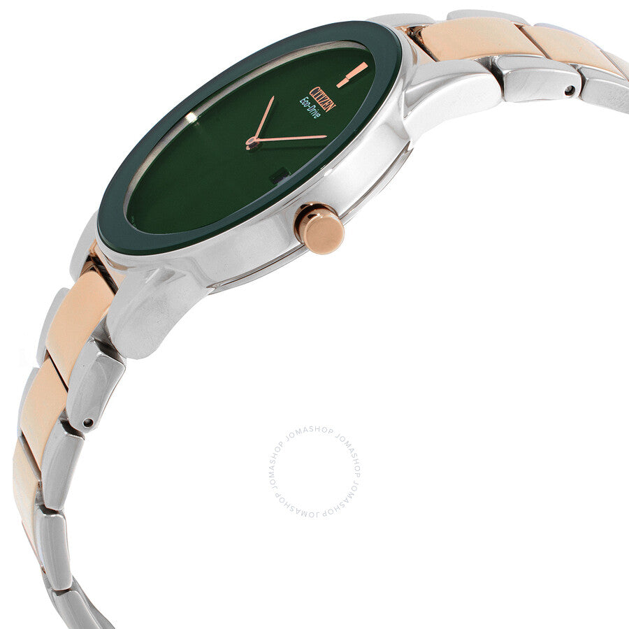 Citizen Eco-Drive Green Dial Two-Tone Men's Watch AU1064-85X - Dawson Watches #2