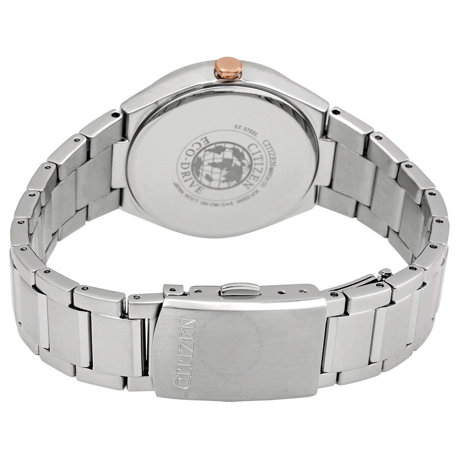 Citizen Eco-Drive Grey Dial Stainless Steel Ladies Watch FE6026-50H - Dawson Watches #3