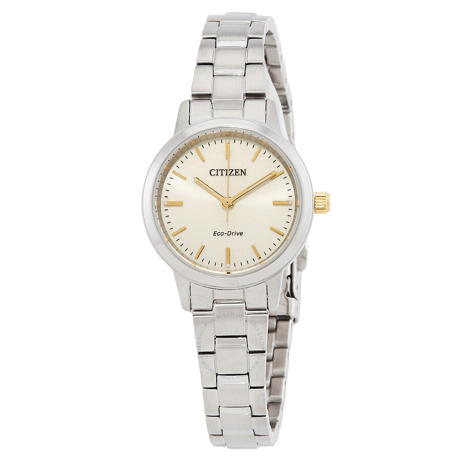 Citizen Eco-Drive Light Gold Dial Ladies Watch EM0930-58P - Dawson Watches