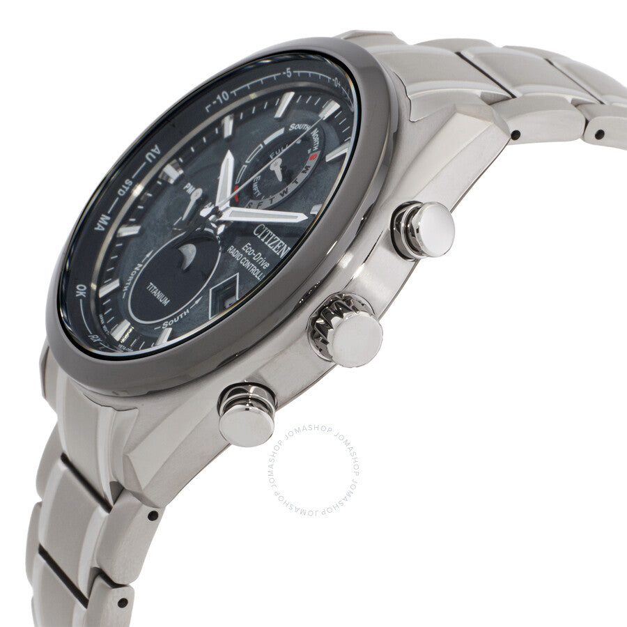 Citizen Eco-Drive Moon Phase Black Dial Men's Watch BY1018-80E - Dawson Watches #2