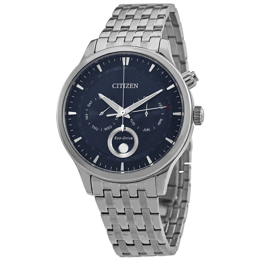 Citizen Eco-Drive Moonphase Blue Dial Men's Watch AP1050-56L - Dawson Watches