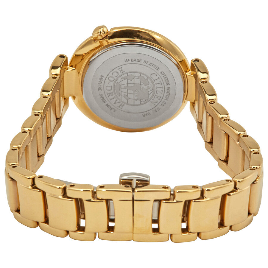 Citizen Eco-Drive Mother of Pearl Crystal Dial Ladies Watch EM0336-59D - Dawson Watches #3