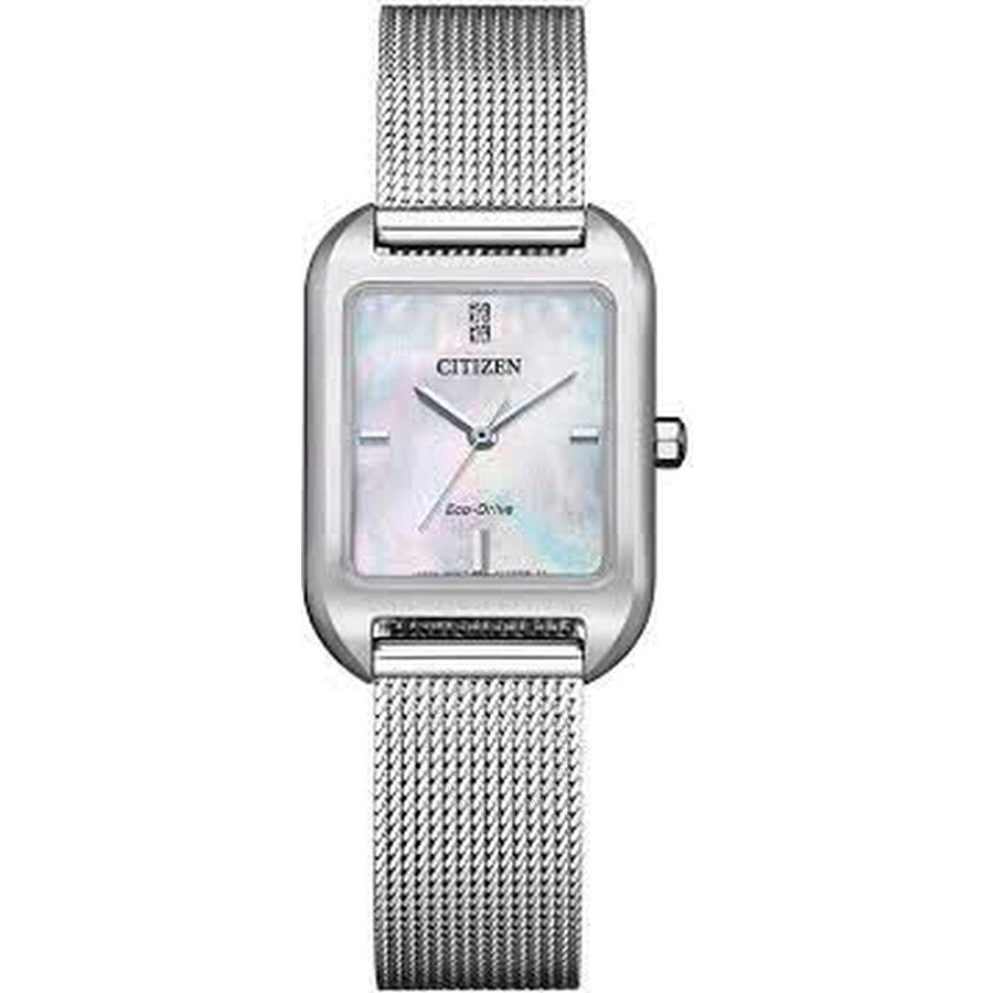 Citizen Eco-Drive Mother of Pearl Dial Ladies Watch EM0491-81D - Dawson Watches