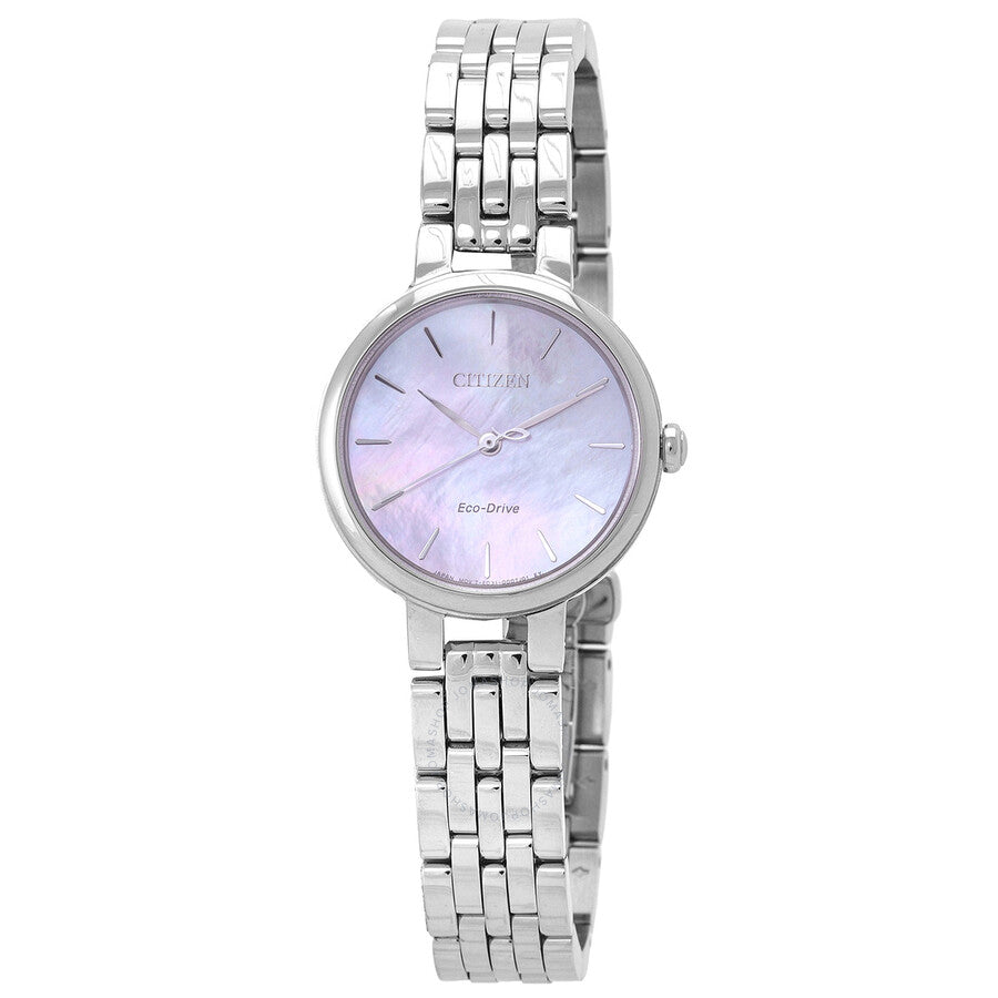 Citizen Eco-Drive Mother of Pearl Dial Ladies Watch EM0990-81Y - Dawson Watches