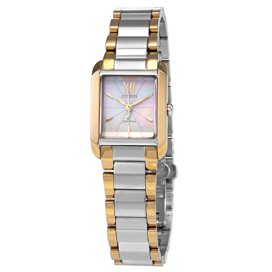 Citizen Eco-Drive Mother of Pearl Dial Ladies Watch EW5556-87D - Dawson Watches