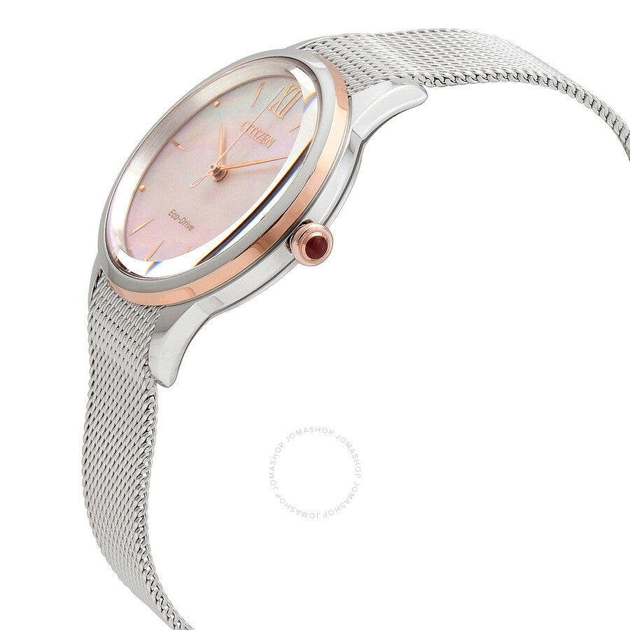 Citizen Eco-Drive Mother-of-Pearl Dial Ladies Watch EM0816-88Y - Dawson Watches #2