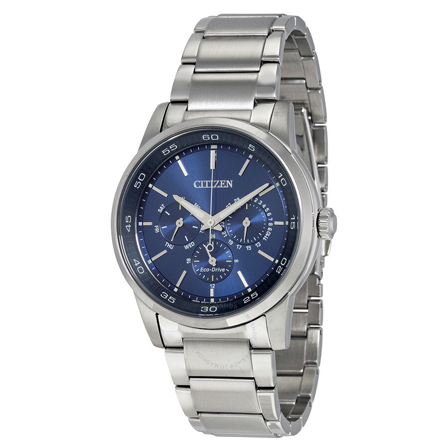 Citizen Eco-Drive Multi-Function Blue Dial Men's Watch BU2010-57L - Dawson Watches