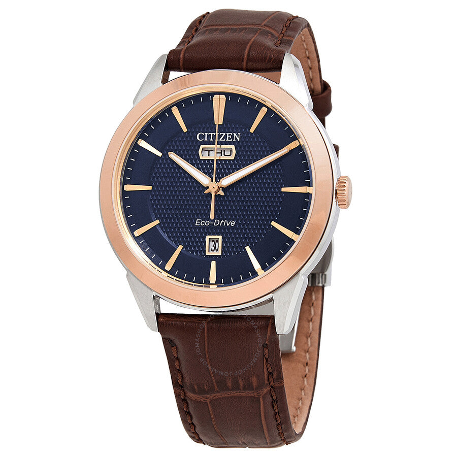 Citizen Eco-Drive Navy Dial Men's Watch AW0096-06L - Dawson Watches