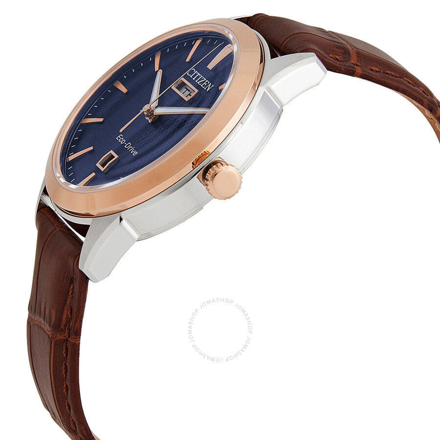 Citizen Eco-Drive Navy Dial Men's Watch AW0096-06L - Dawson Watches #2