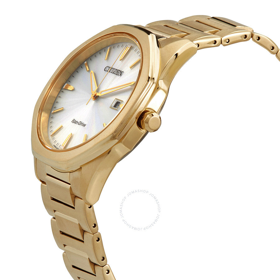 Citizen Eco-Drive Octagon Silver Dial Men Watch BM7492-57A - Dawson Watches #2