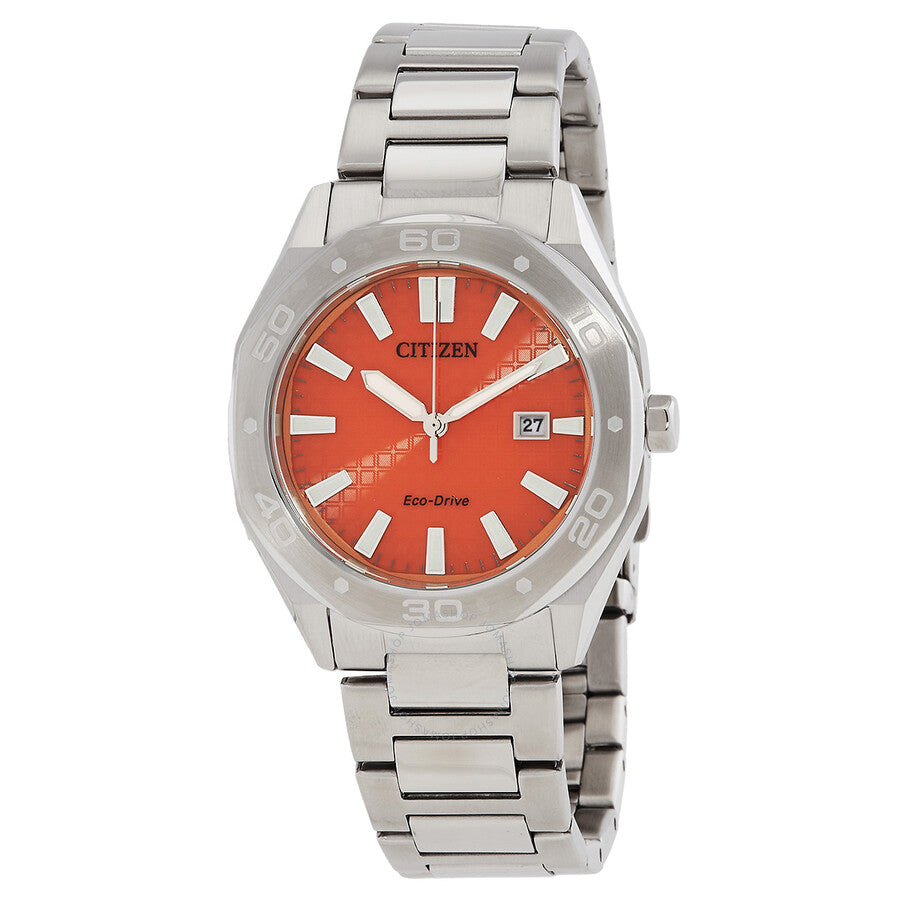 Citizen Eco-Drive Orange Dial Men's Watch BM7630-80Z - Dawson Watches