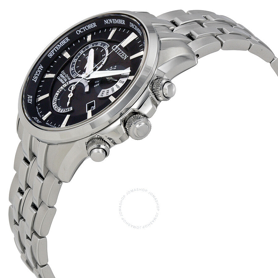 Citizen Eco-Drive Perpetual Black Dial Men's Watch BL8140-55E - Dawson Watches #2