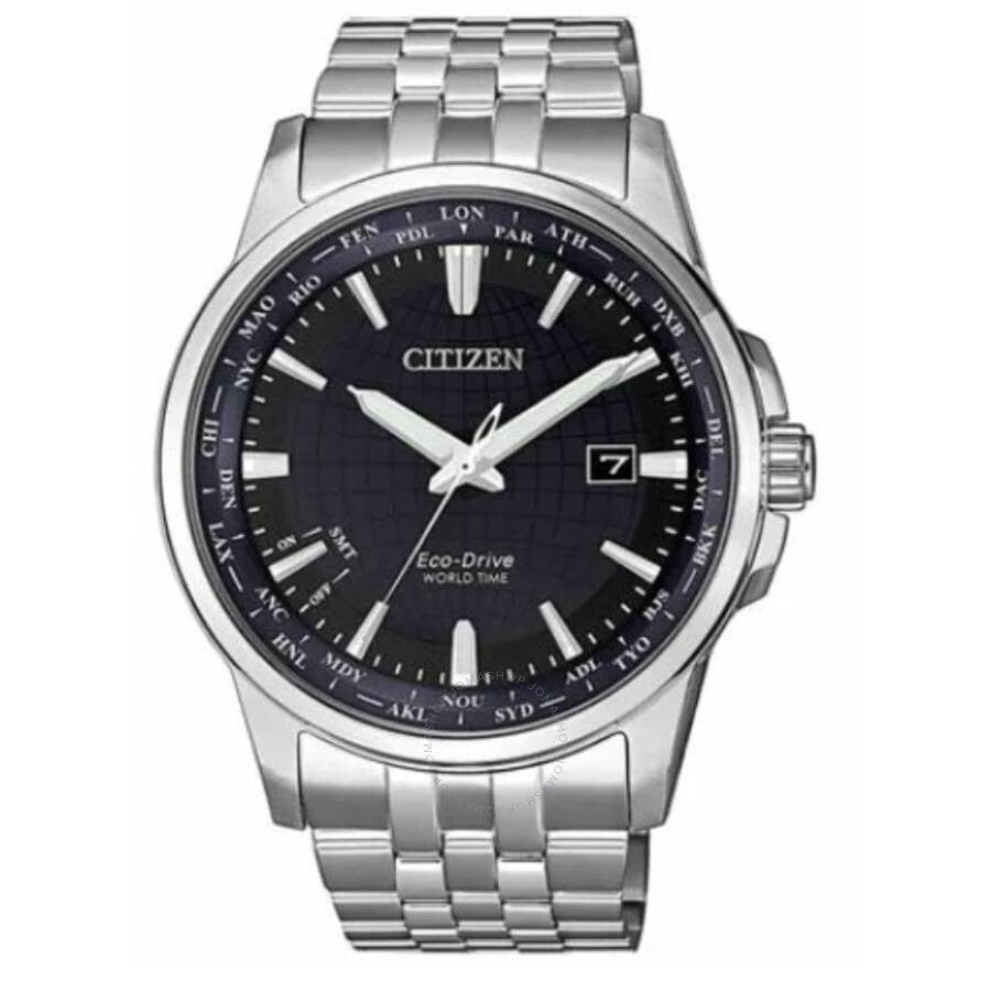 Citizen Eco-Drive Perpetual Black Dial Men's Watch BX1001-89L - Dawson Watches