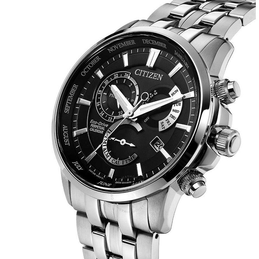 Citizen Eco-Drive Perpetual Calendar Chronograph Watch BL8140-80E - Dawson Watches