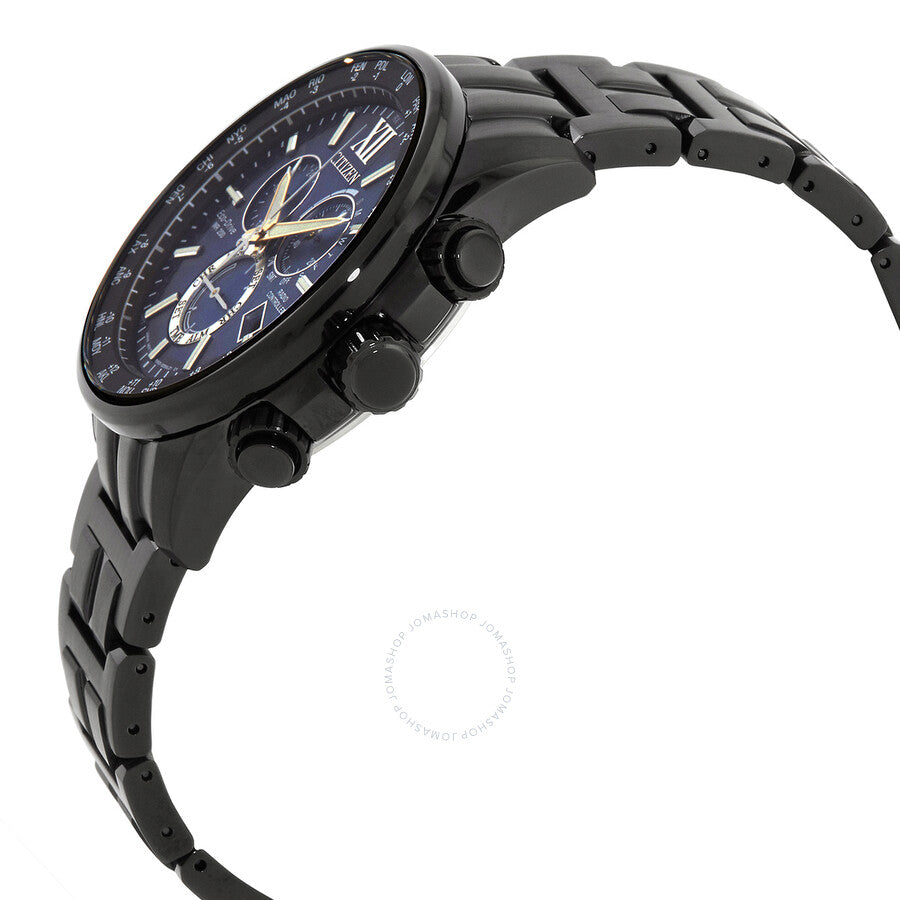 Citizen Eco-Drive Perpetual Chronograph GMT Blue Dial Men's Watch CB5885-85L - Dawson Watches #2
