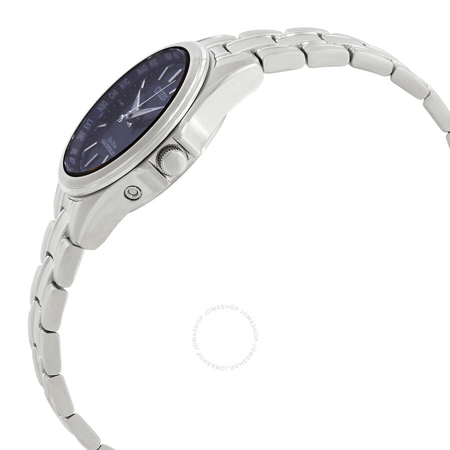 Citizen Eco-Drive Perpetual World Time Blue Dial Ladies Watch EC1180-81L - Dawson Watches #2