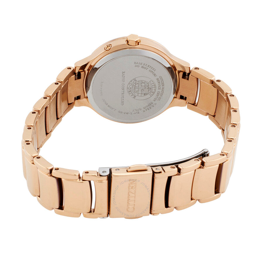 Citizen Eco-Drive Perpetual World Time Mother of Pearl Dial Ladies Watch EC1173-87Y - Dawson Watches #3