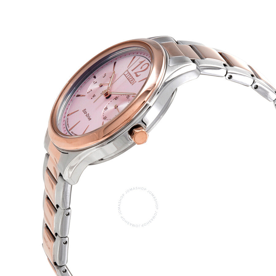 Citizen Eco-Drive Pink Dial Two-tone Ladies Watch FD4026-81X - Dawson Watches #2