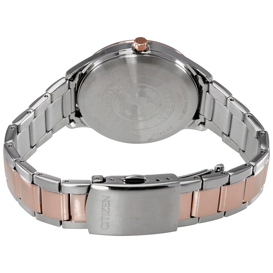 Citizen Eco-Drive Pink Dial Two-tone Ladies Watch FD4026-81X - Dawson Watches #3