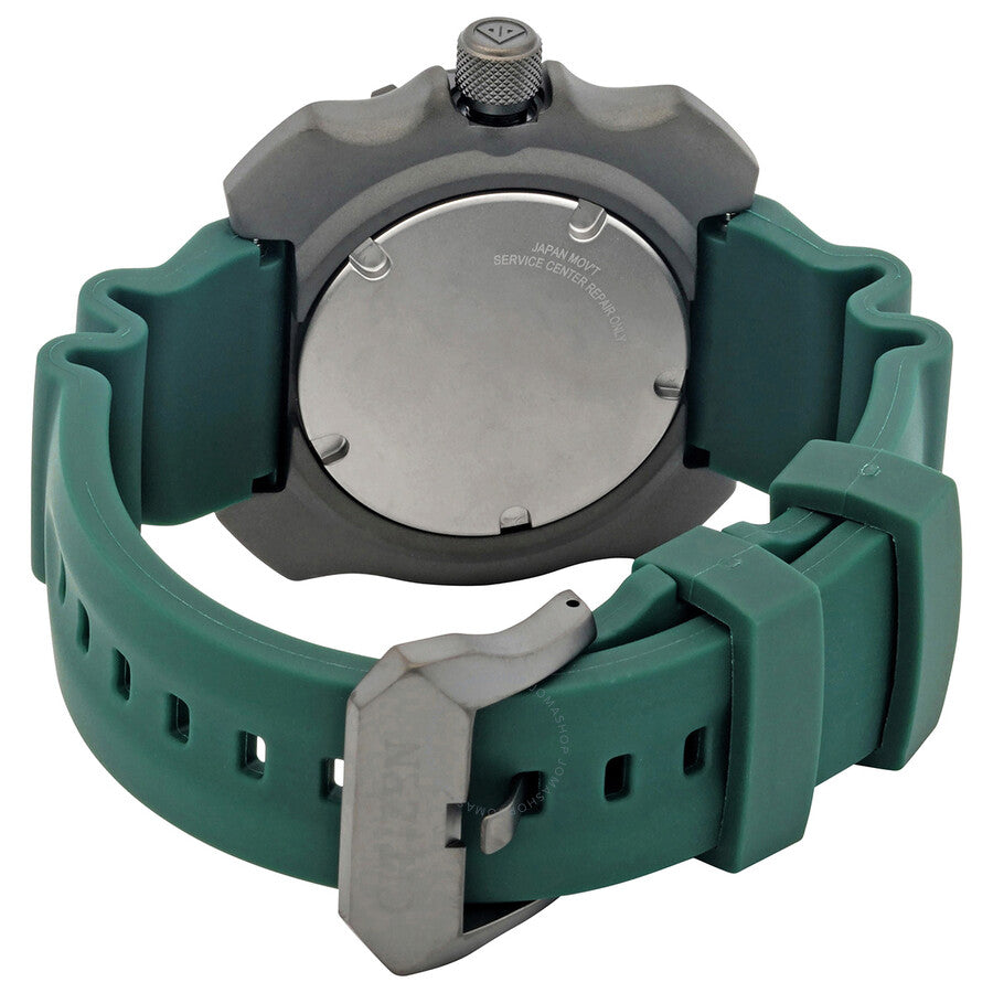 Citizen Eco-Drive Promaster Diver Green Dial Super Titanium Men's Watch BN0228-06W - Dawson Watches #3