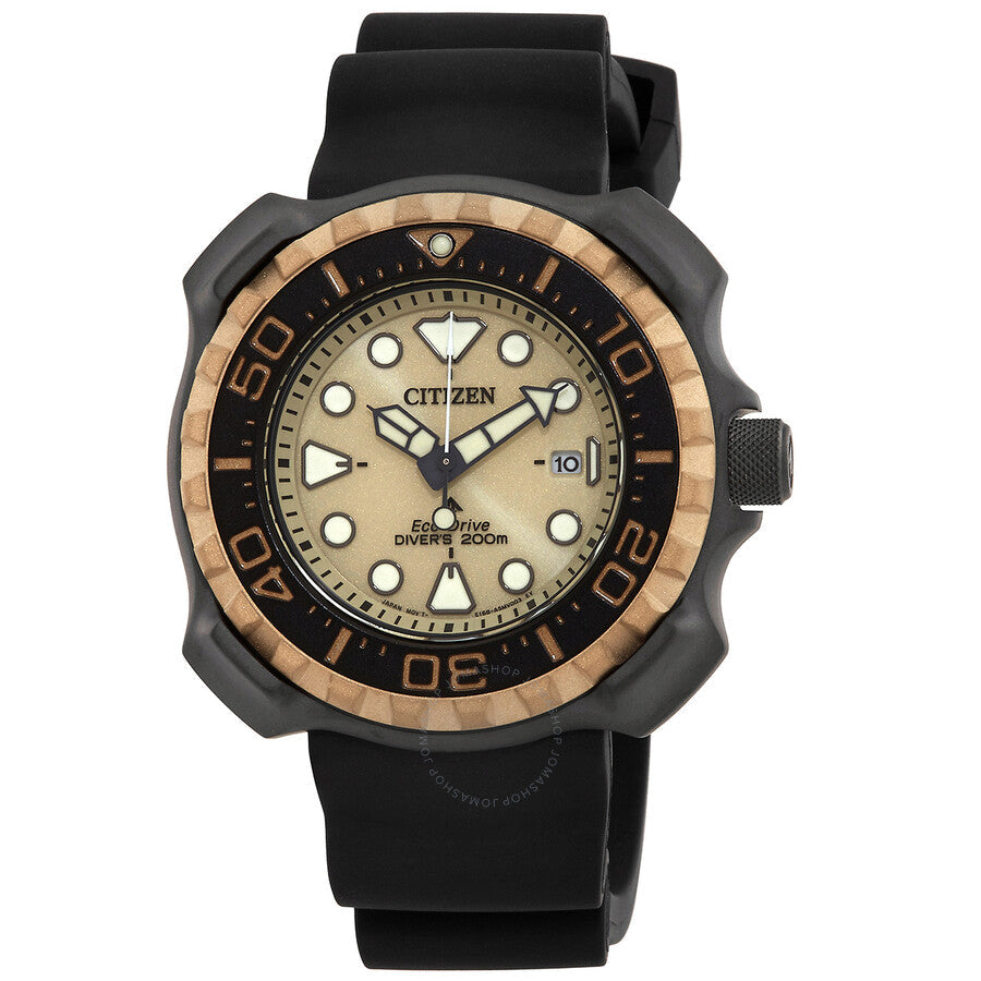 Citizen Eco-Drive Promaster Marine Gold Dial Men's Watch BN0226-10P - Dawson Watches
