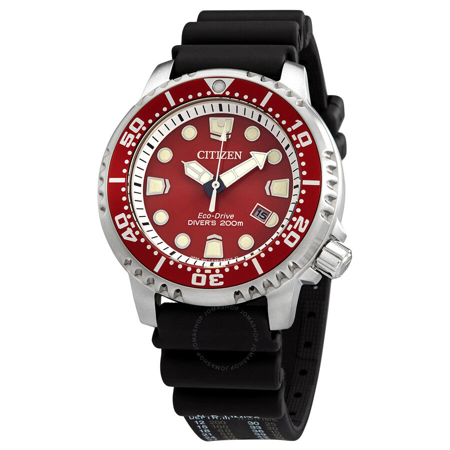 Citizen Eco-Drive Promaster Red Dial Men's Watch BN0159-15X - Dawson Watches