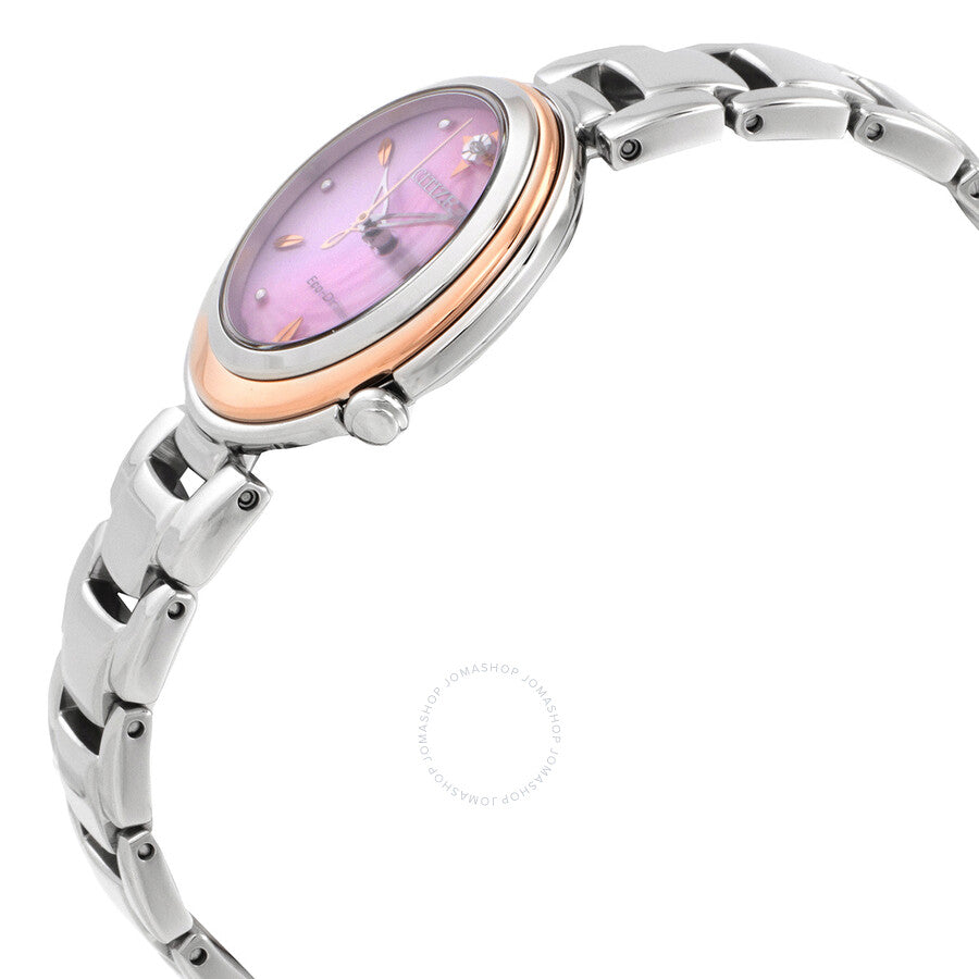 Citizen Eco-Drive Purple Dial Ladies Watch EM0588-81X - Dawson Watches #2