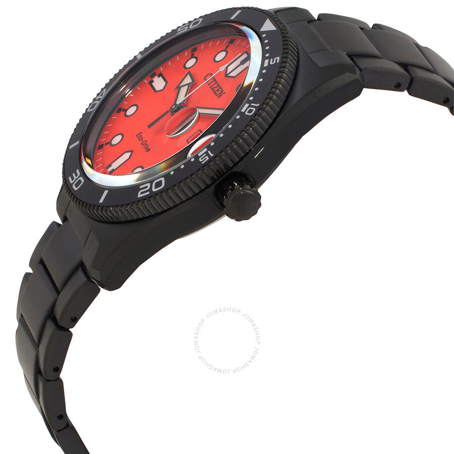 Citizen Eco-Drive Red Dial Men's Watch AW1765-88X - Dawson Watches #2