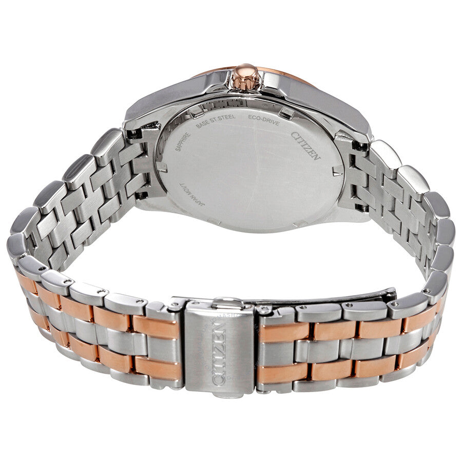 Citizen Eco-Drive Rose Dial Two-tone Ladies Watch EO1226-59X - Dawson Watches #3