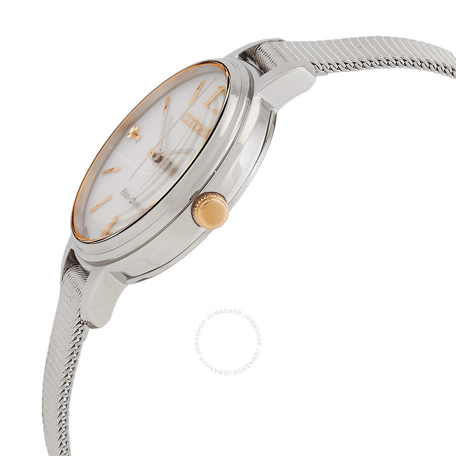 Citizen Eco-Drive Silver Dial Ladies Watch EW2441-77A - Dawson Watches #2
