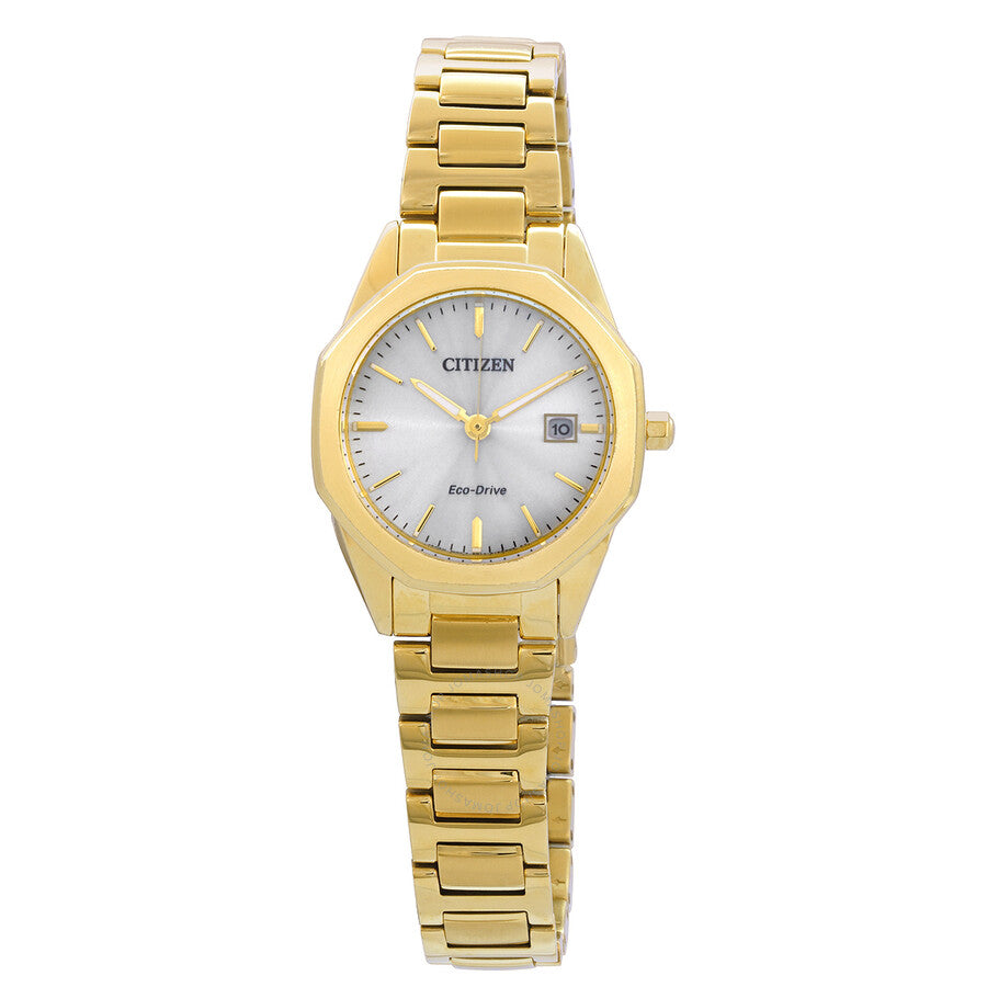 Citizen Eco-Drive Silver Dial Ladies Watch EW2582-59A - Dawson Watches