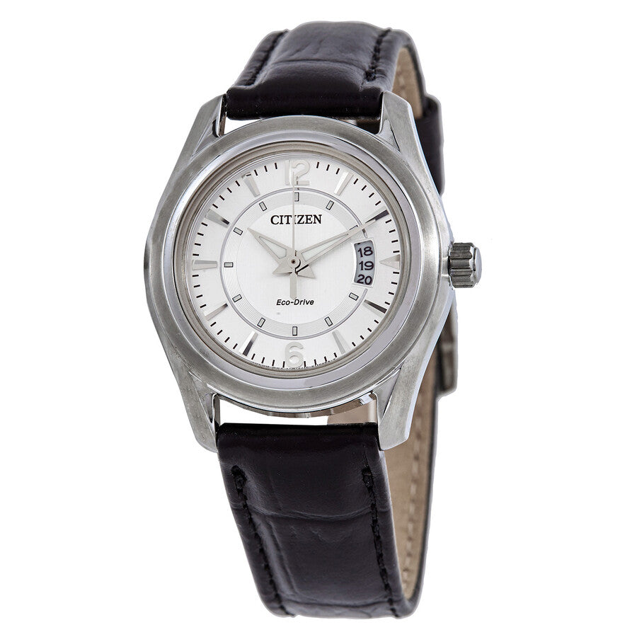Citizen Eco-Drive Silver Dial Ladies Watch FE1011-03B - Dawson Watches
