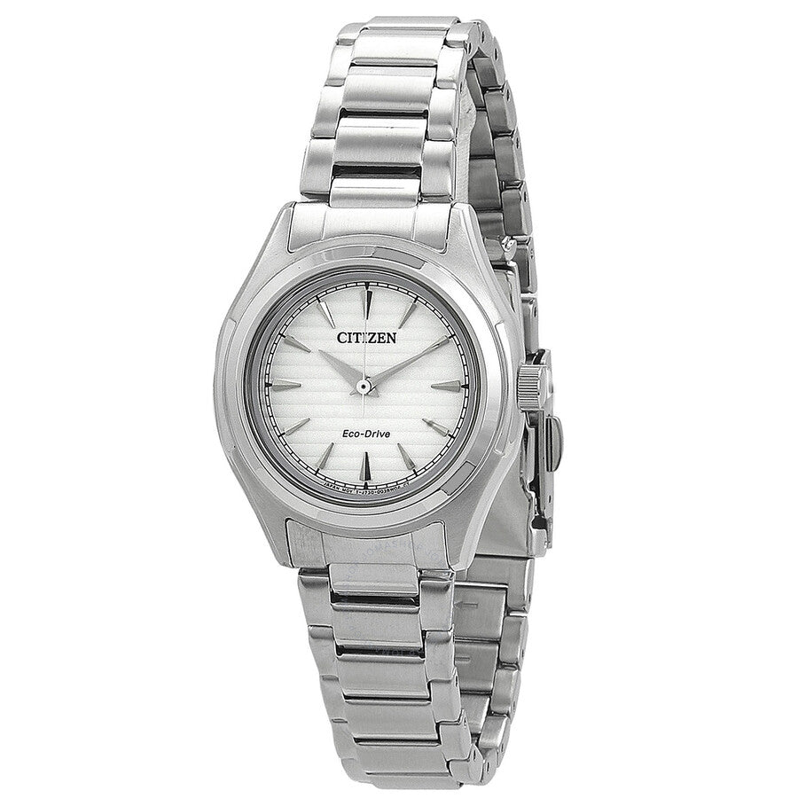 Citizen Eco-Drive Silver Dial Ladies Watch FE2110-81A - Dawson Watches