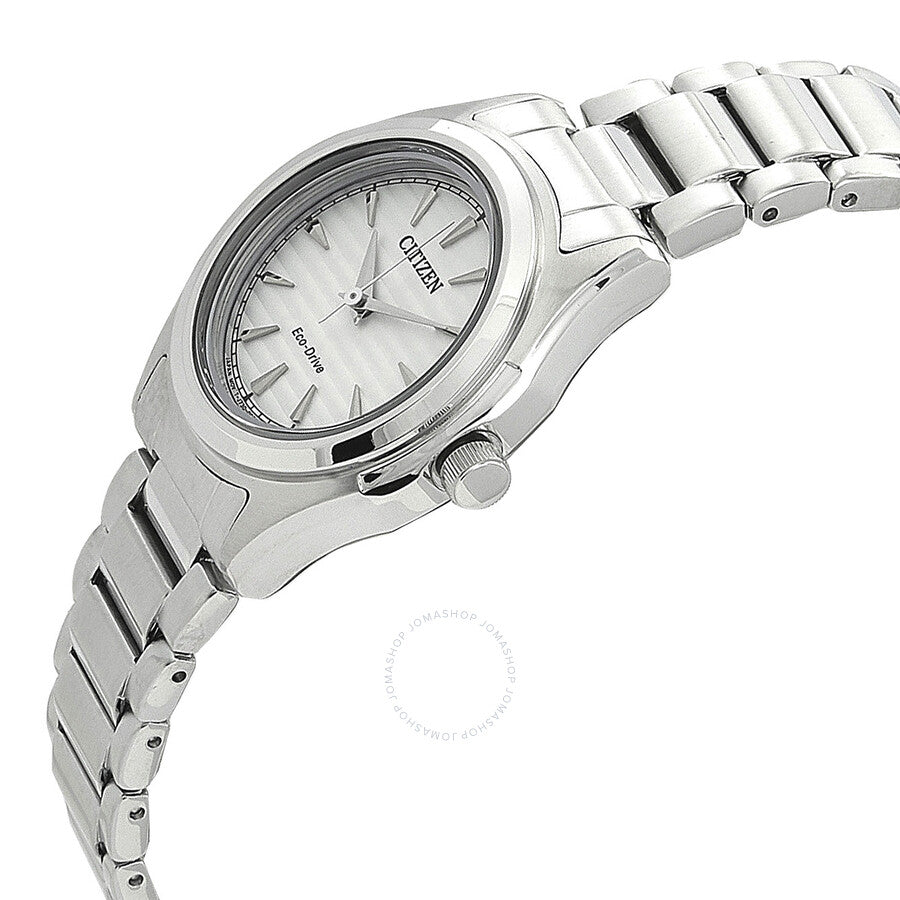 Citizen Eco-Drive Silver Dial Ladies Watch FE2110-81A - Dawson Watches #2