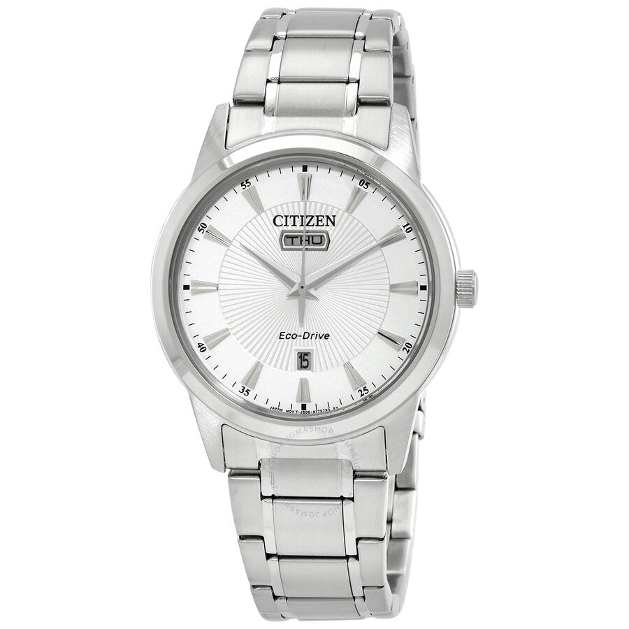 Citizen Eco-Drive Silver Dial Men's Watch AW0100-86A - Dawson Watches