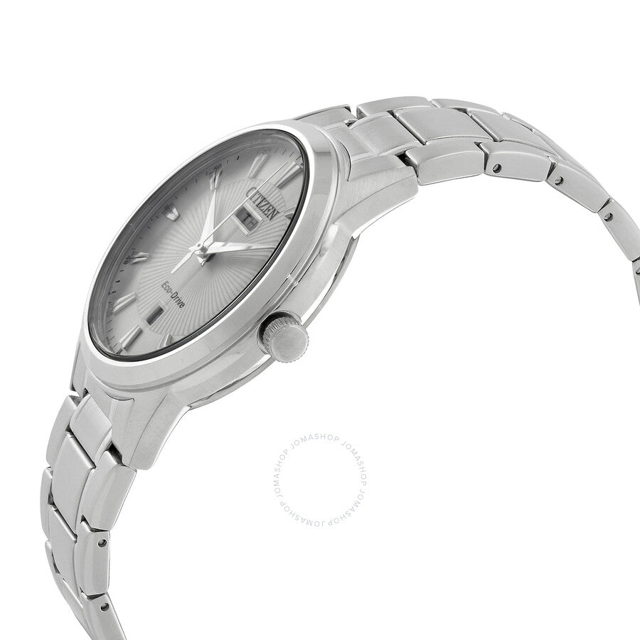 Citizen Eco-Drive Silver Dial Men's Watch AW0100-86A - Dawson Watches #2