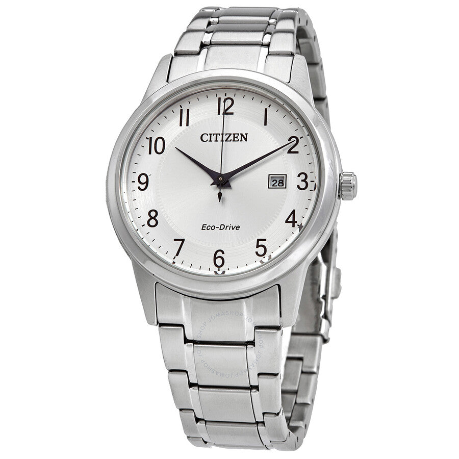 Citizen Eco-Drive Silver Dial Men's Watch AW1231-58B - Dawson Watches