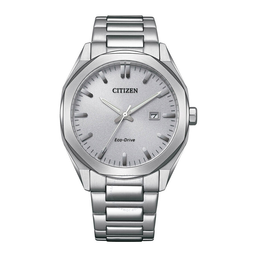Citizen Eco-Drive Silver Dial Men's Watch BM7600-81A - Dawson Watches