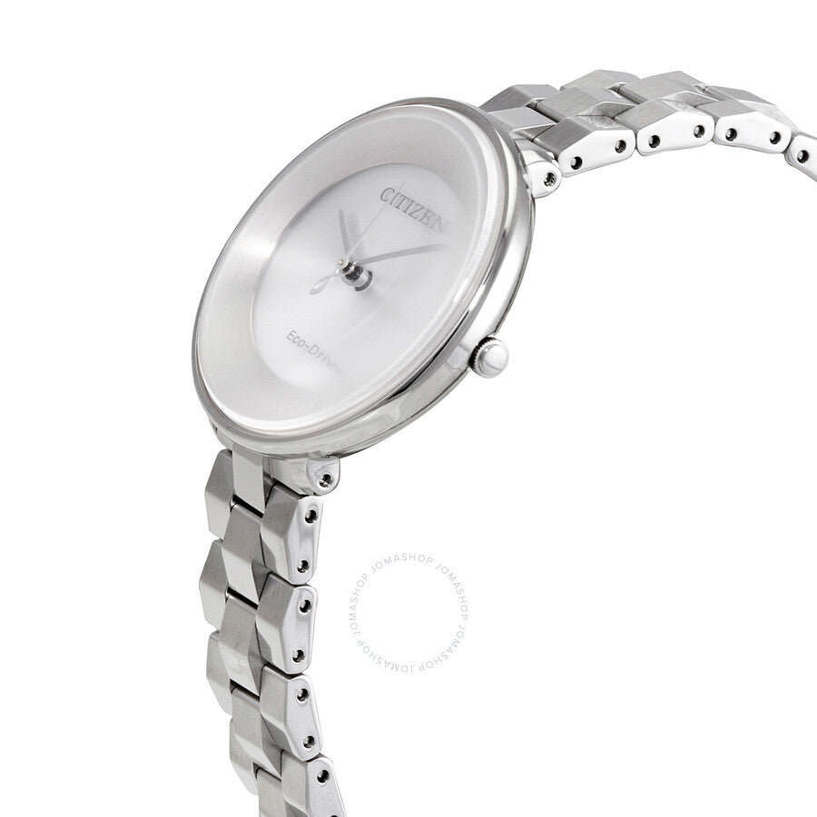 Citizen Eco-Drive Silver Dial Stainless Steel Ladies Watch EM0600-87A - Dawson Watches #2