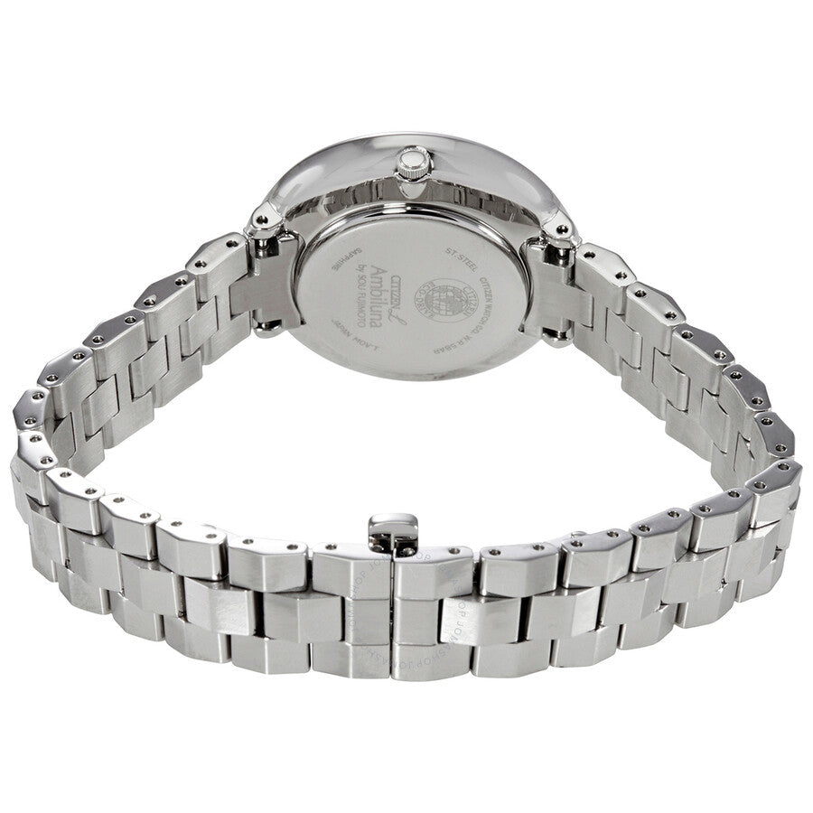 Citizen Eco-Drive Silver Dial Stainless Steel Ladies Watch EM0600-87A - Dawson Watches #3