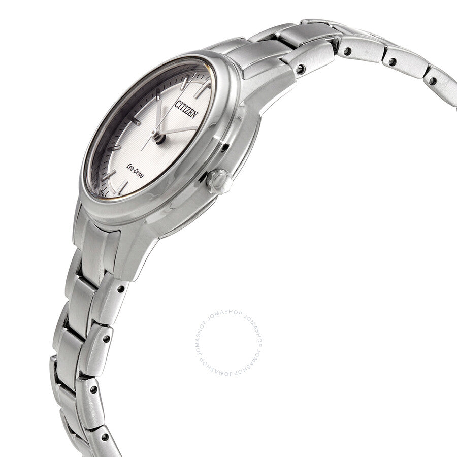 Citizen Eco-Drive Silver Dial Stainless Steel Ladies Watch FE1081-59A - Dawson Watches #2